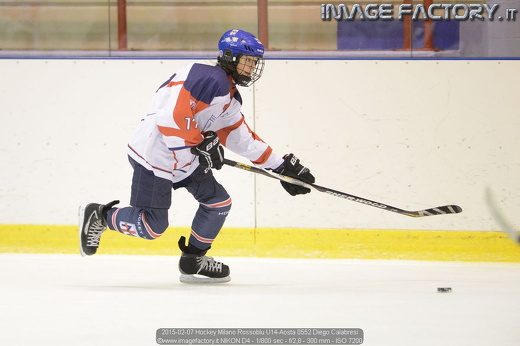 2015-02-07 Hockey Milano Rossoblu U14-Aosta 0552 Diego Calabresi